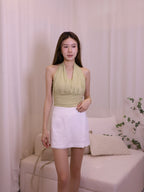 Ruffles Slit Skirt Shorts