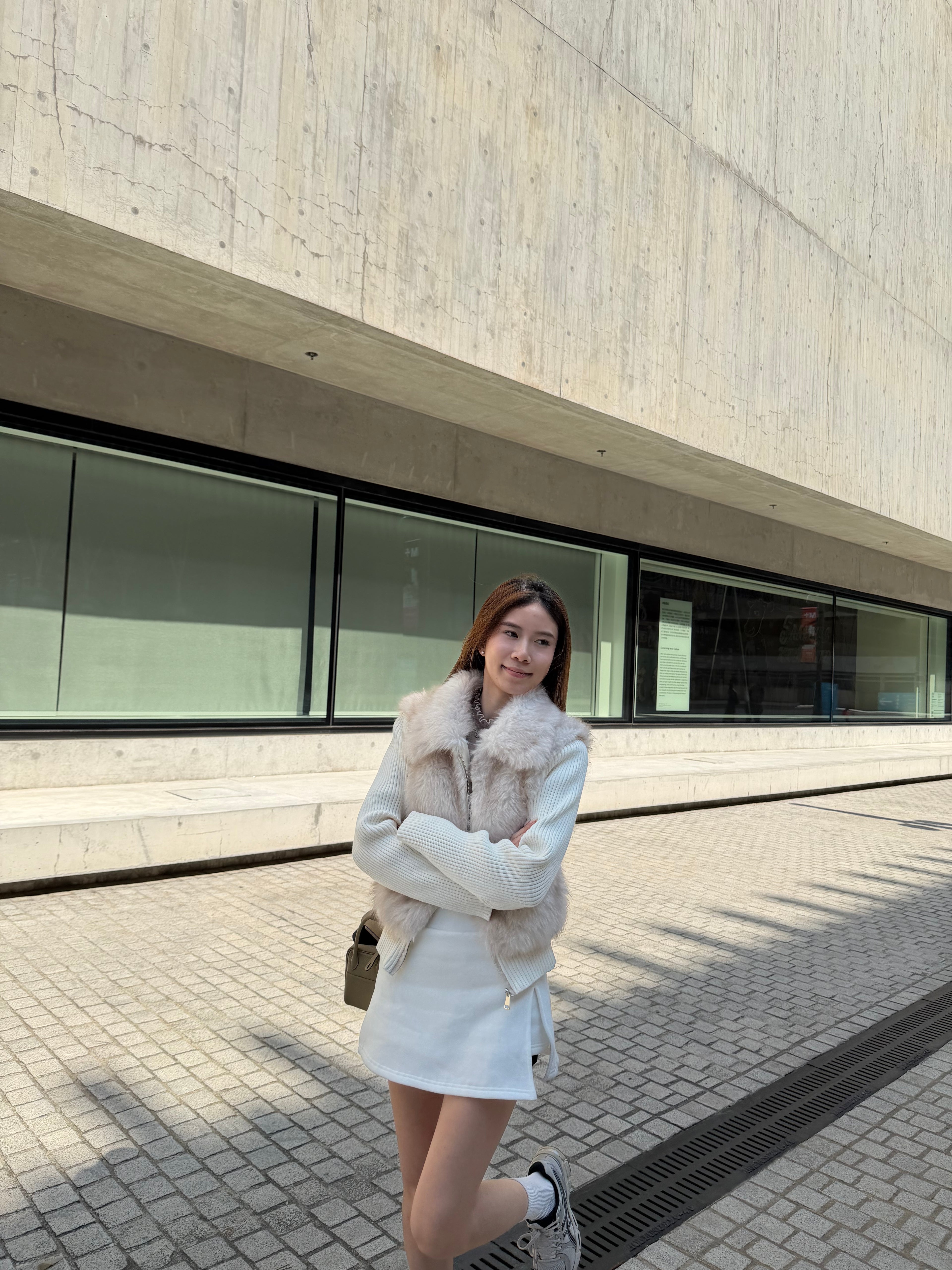 Fluffy Fur Jacket (removable sleeves)