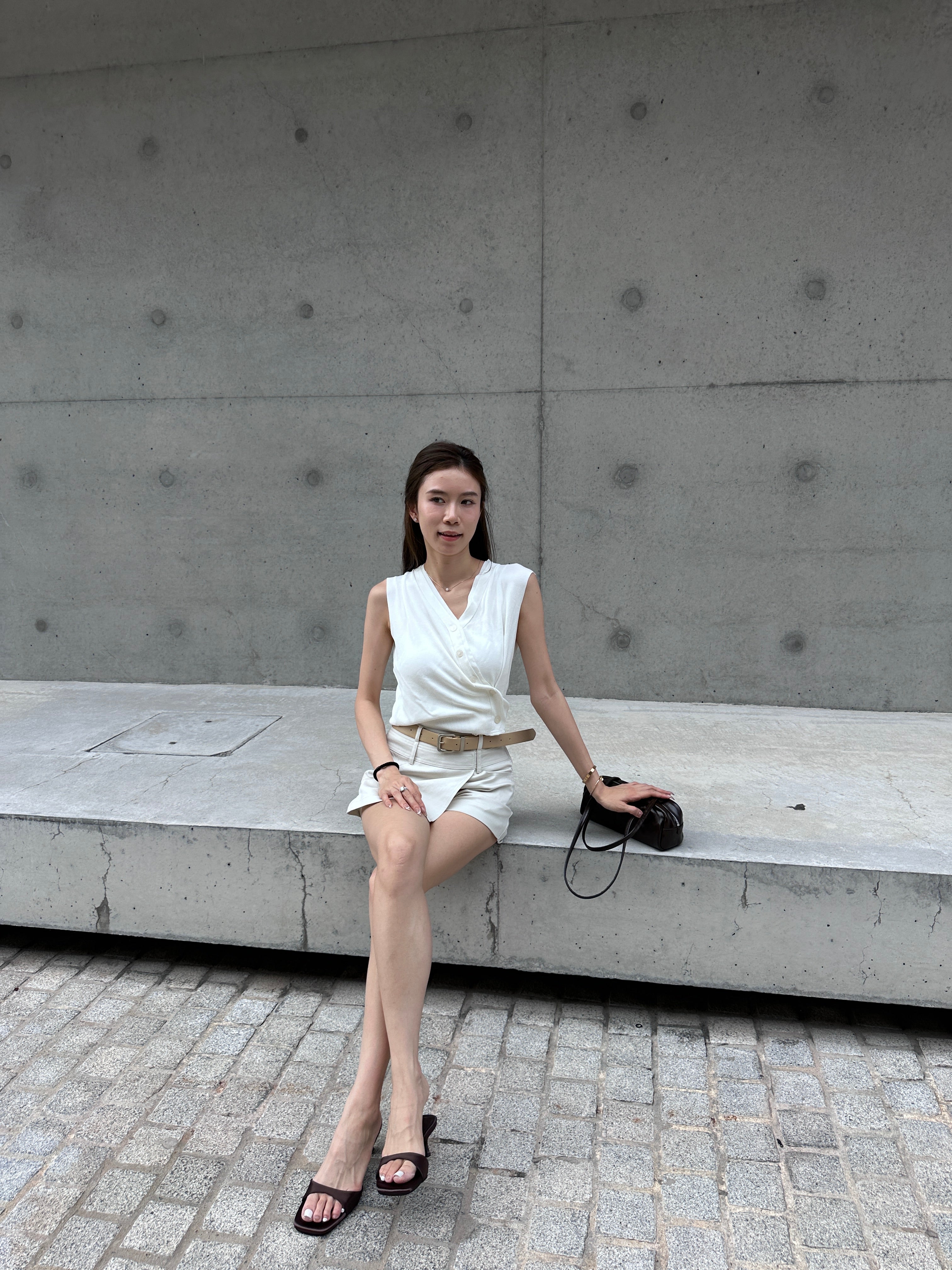 Knitted Buttom Up Vest