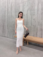 Whole Lace Top & Skirt Set