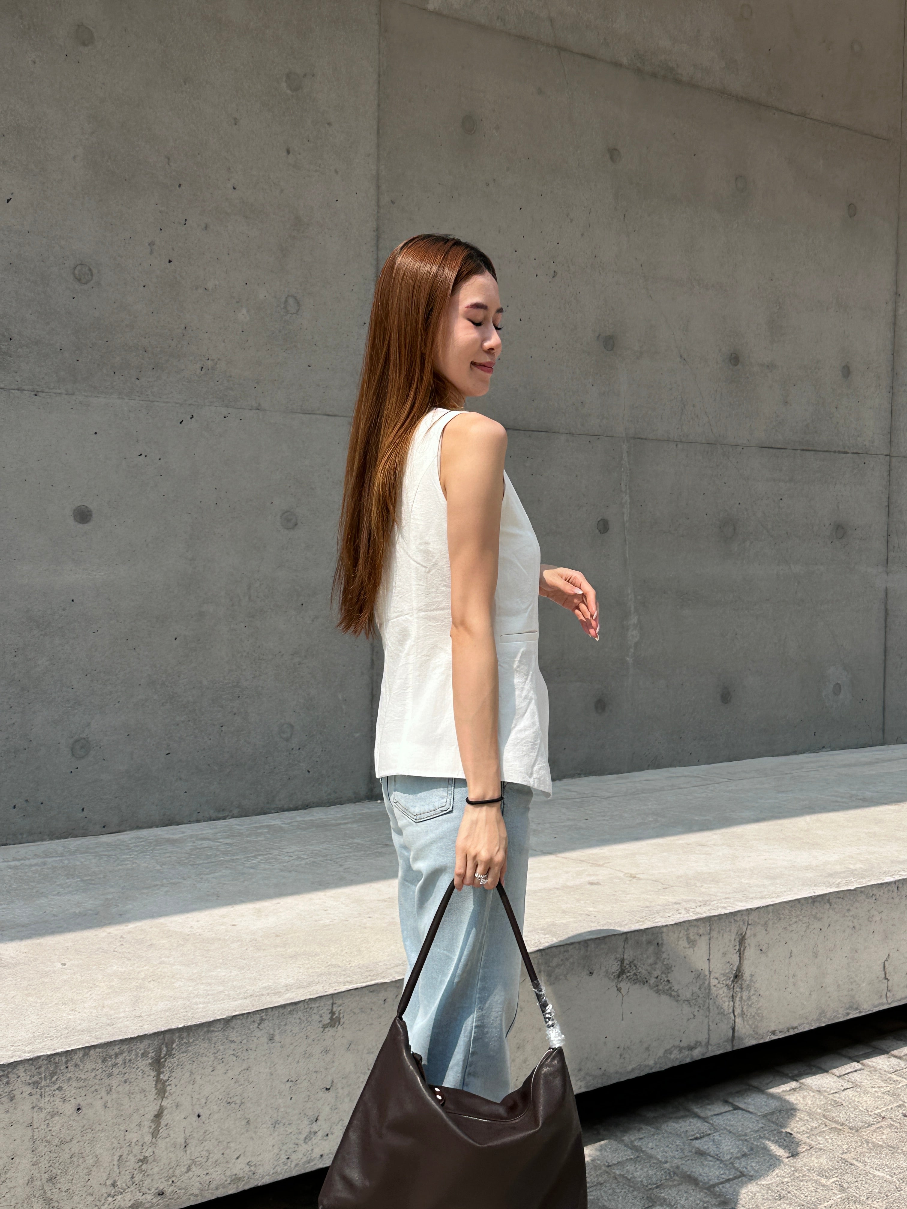 French Style Slim Vest