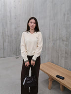 Removable V Neck Sweatshirt