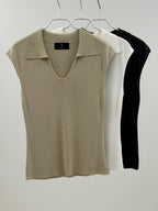 Circle V Neck T Top