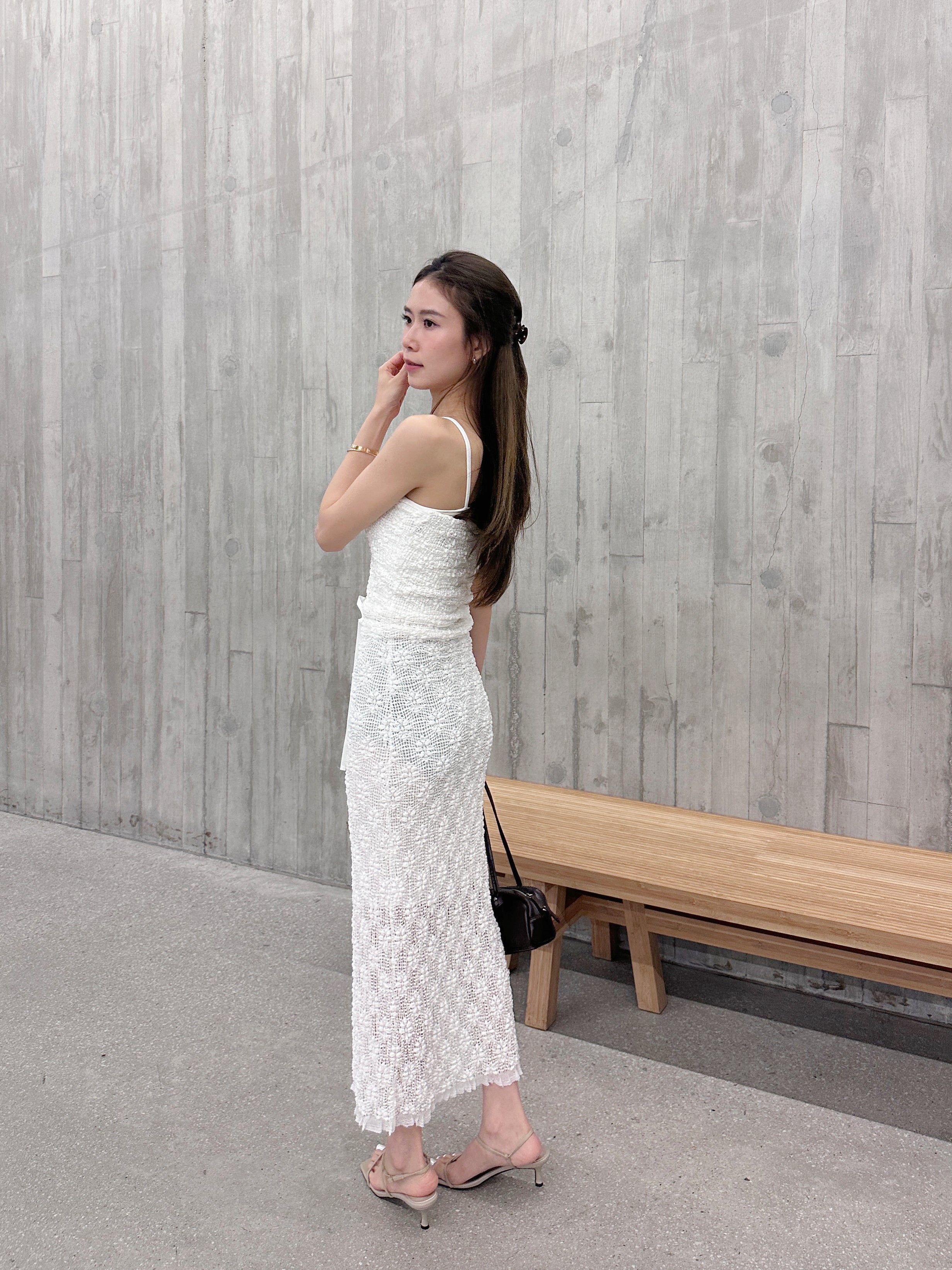 Whole Lace Top & Skirt Set