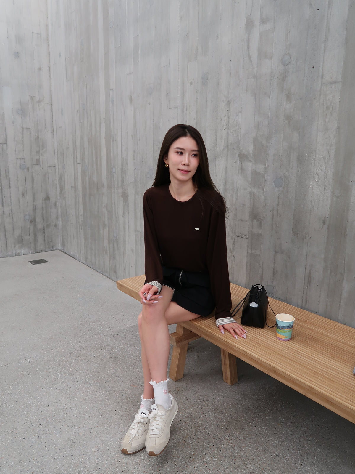 Cotton Thin Lined Long Sleeves Top