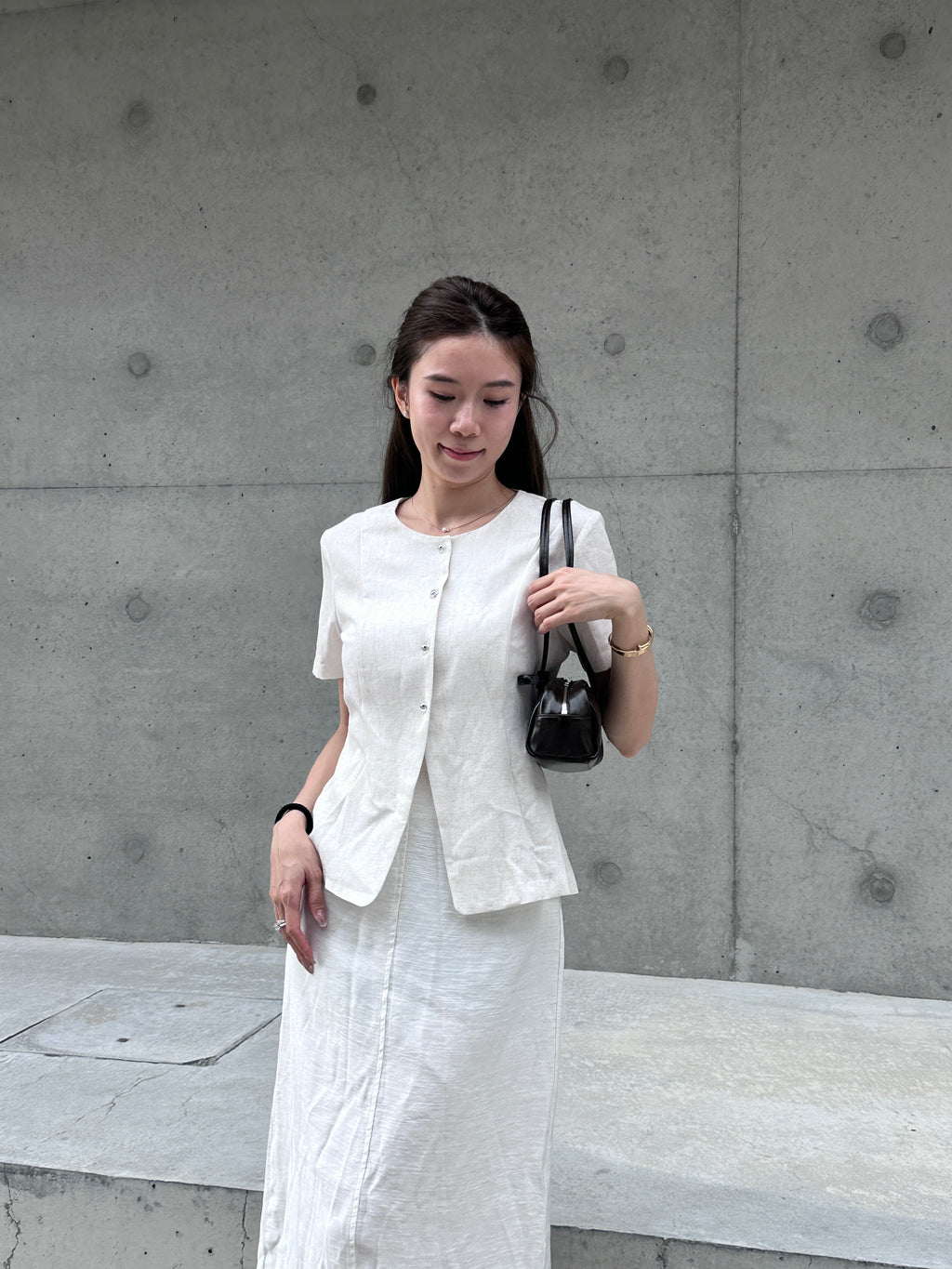 Slim Cut Chiffon Top