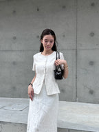 Slim Cut Chiffon Top
