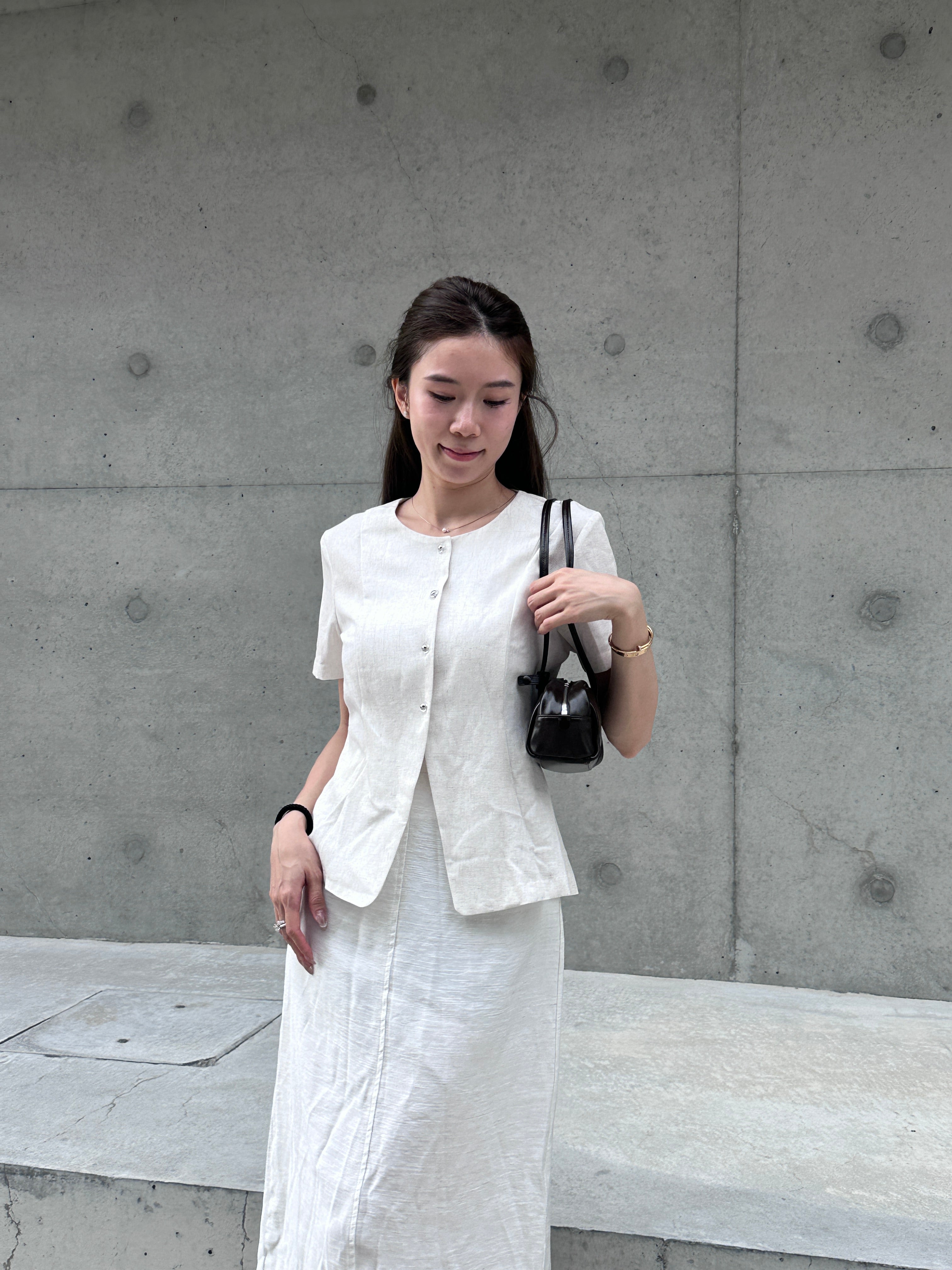Slim Cut Chiffon Top