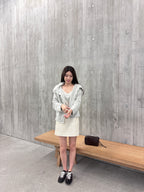 Big Neck Knitted Jacket