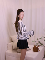 Linen Striped Cardigan