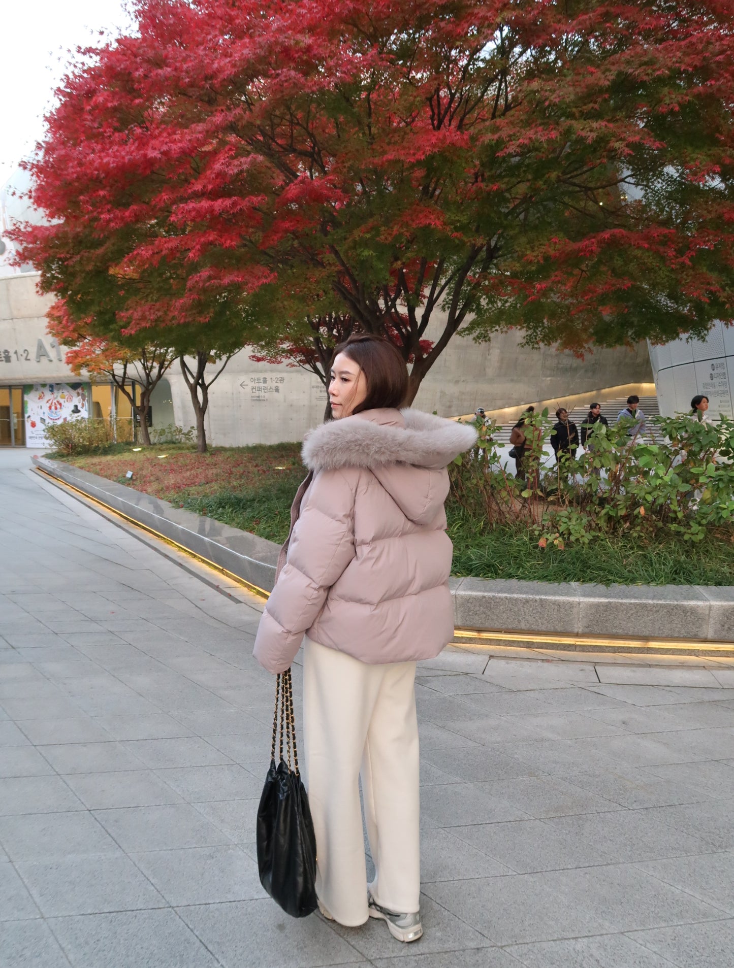 Dusty Pink Down Jacket