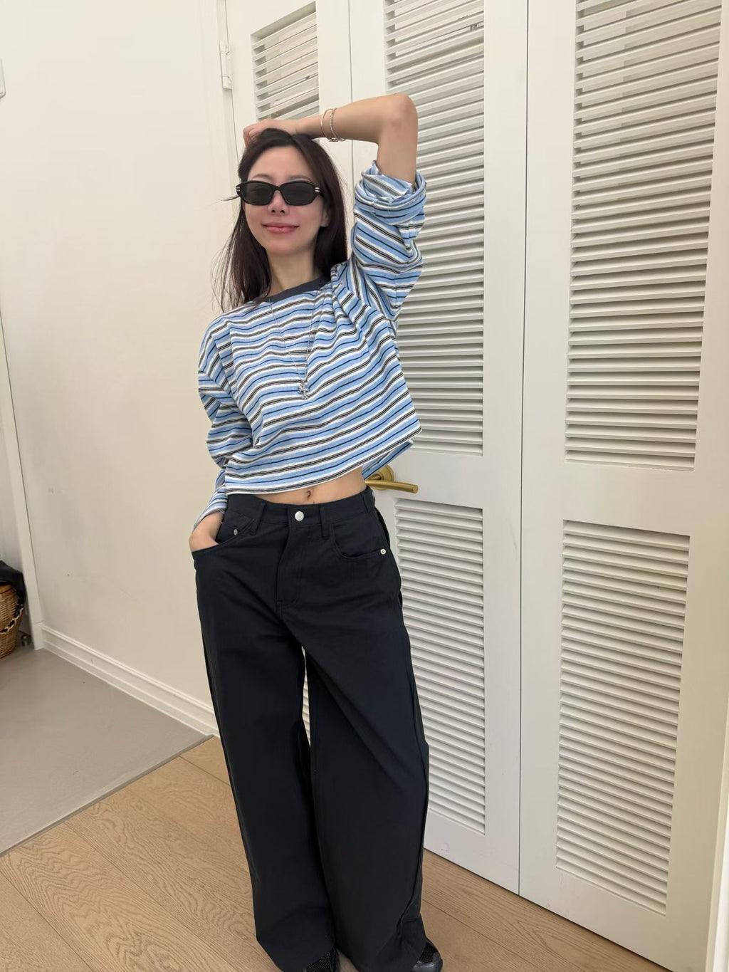 Two Cut Straight Pants