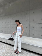 Whole Lace Flexible Pants