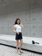 Denim Skirt Shorts