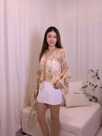 Summer Flowery Shirt Top