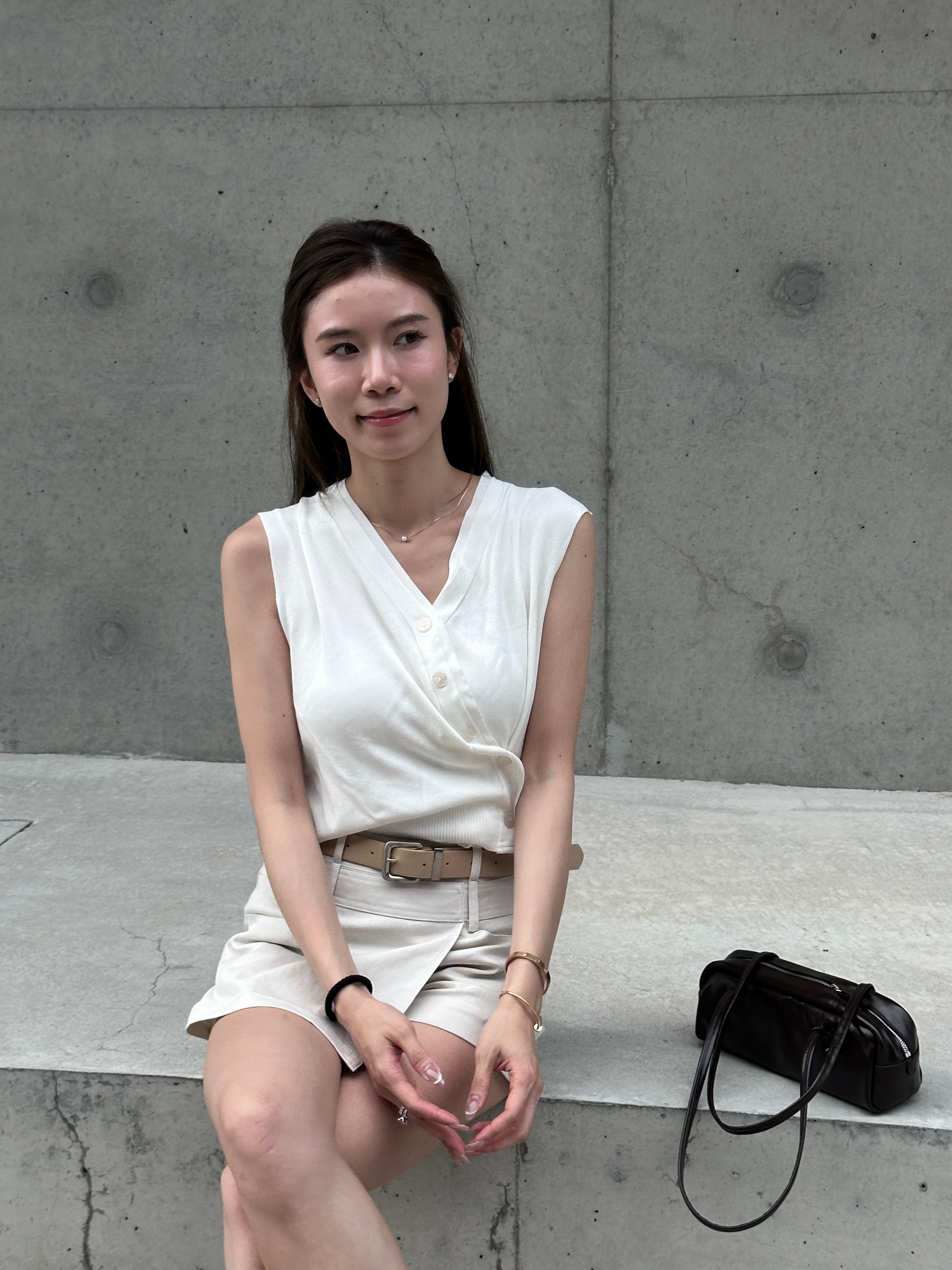 Knitted Buttom Up Vest
