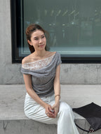 Half Lace Short T Top