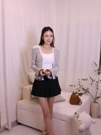 Linen Striped Cardigan