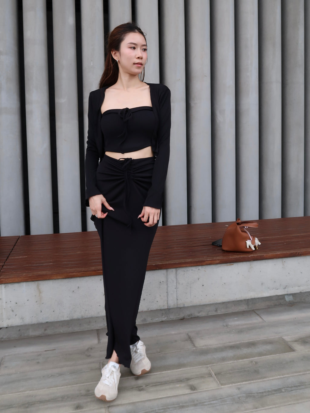 Off Shoulder Cotton 3 Set