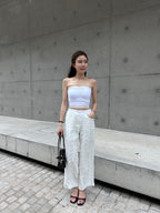 Whole Lace Flexible Pants