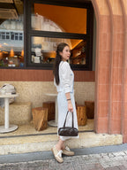 Whole Lace Midi Skirt