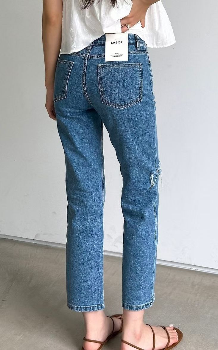 No. 438 One Hole Denim Jeans