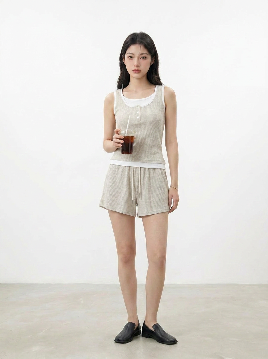 Causal Cotton Cozy Set