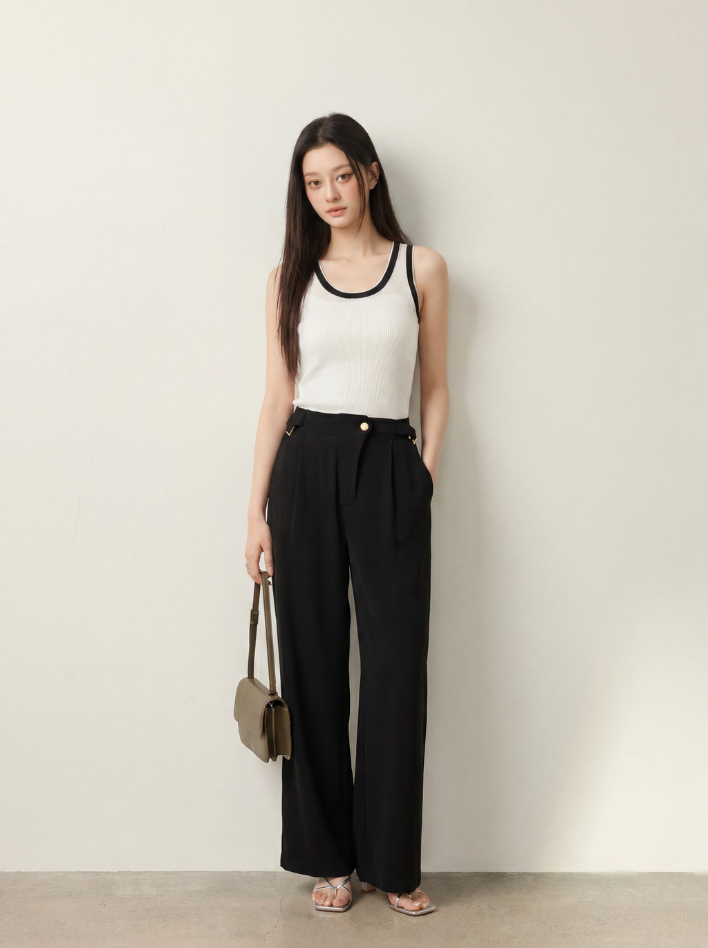 Chiffon Lined Office Pants