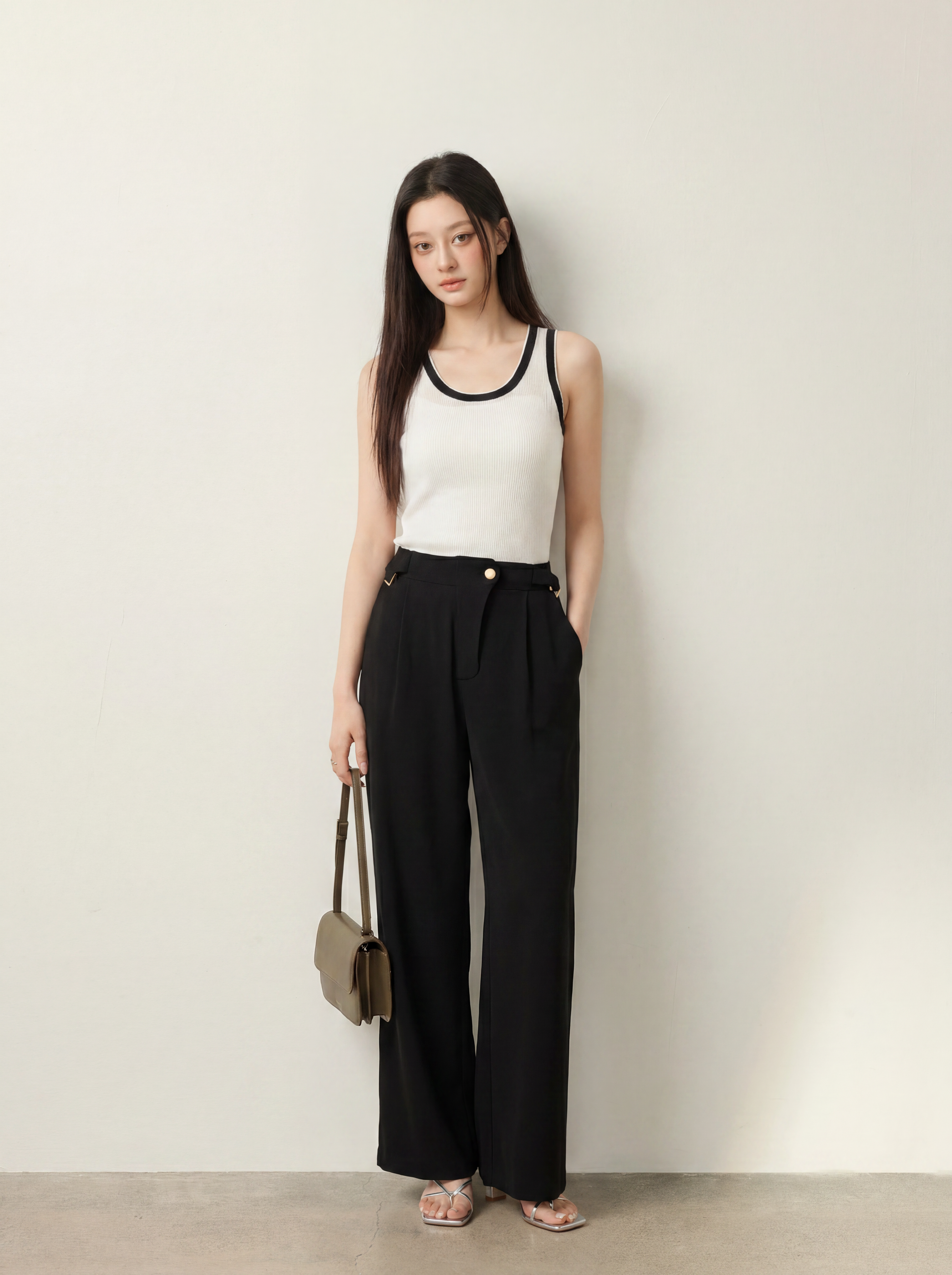 Chiffon Lined Office Pants