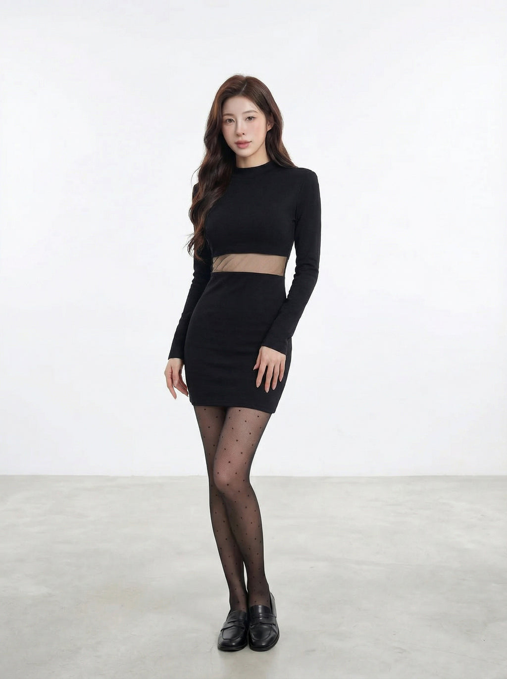 See Through Valentines Mini Dress