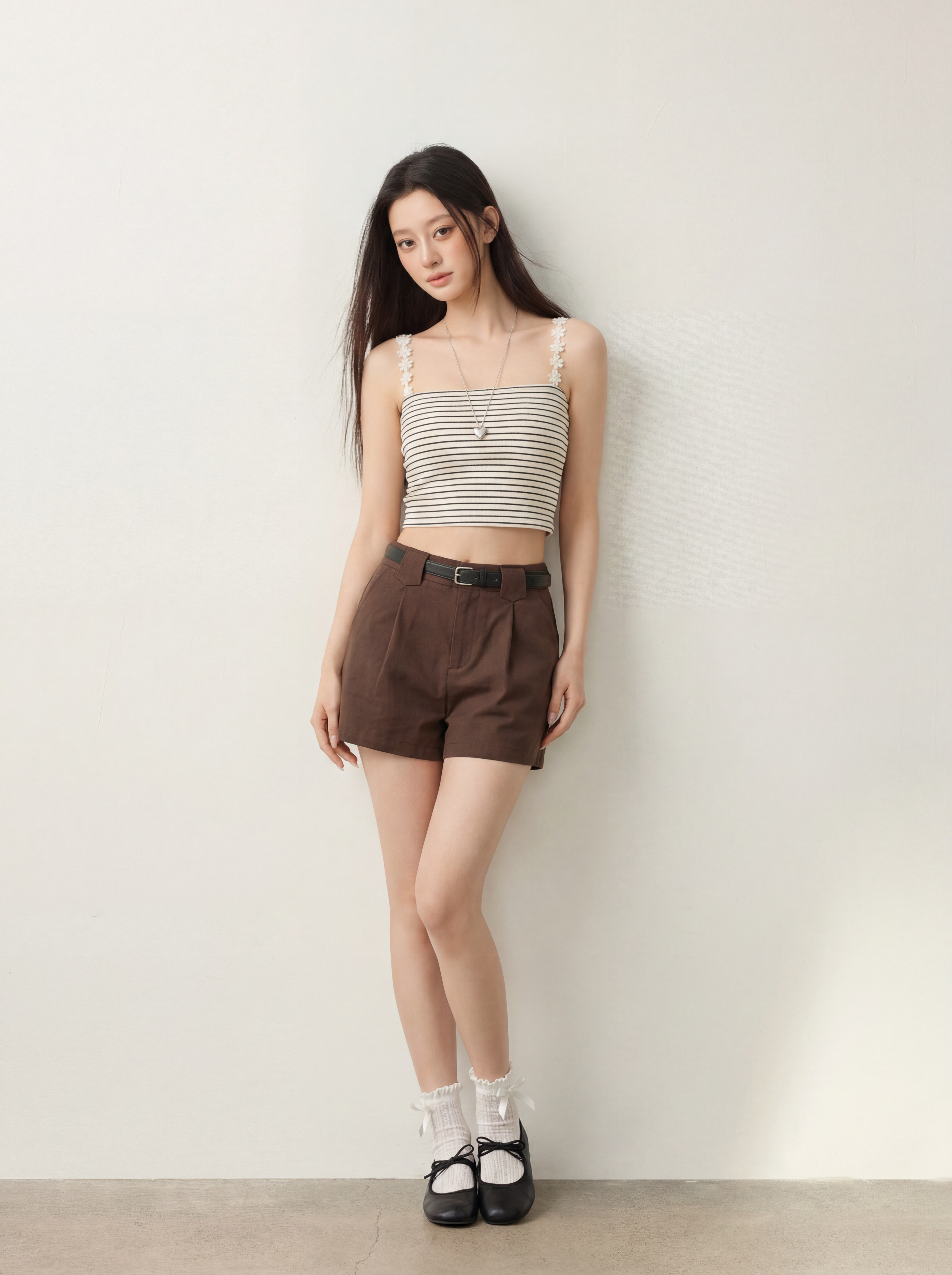 3D Flower Shoulder Bra Top