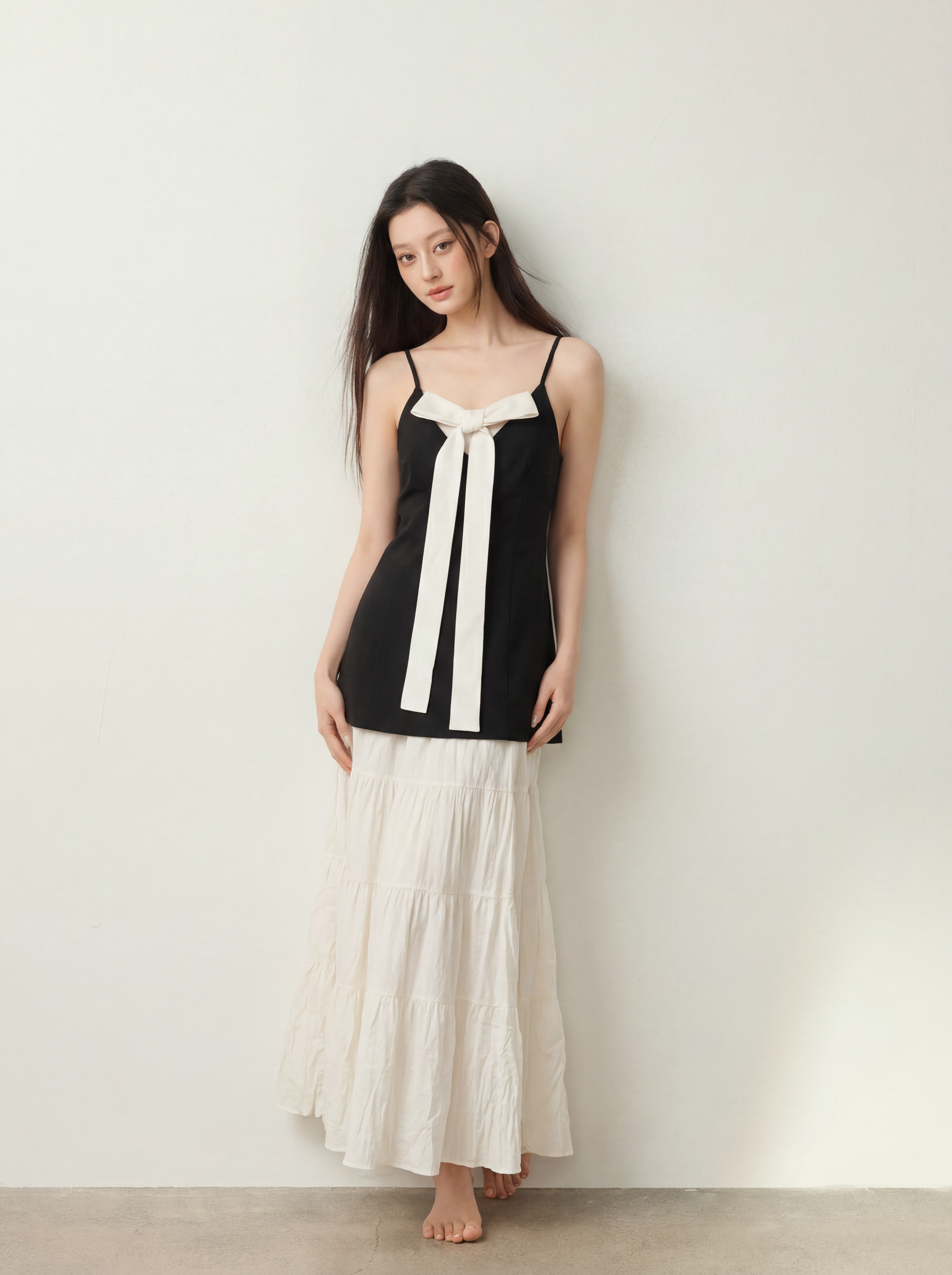 Big Ribbon Back 2 ways Tank Top