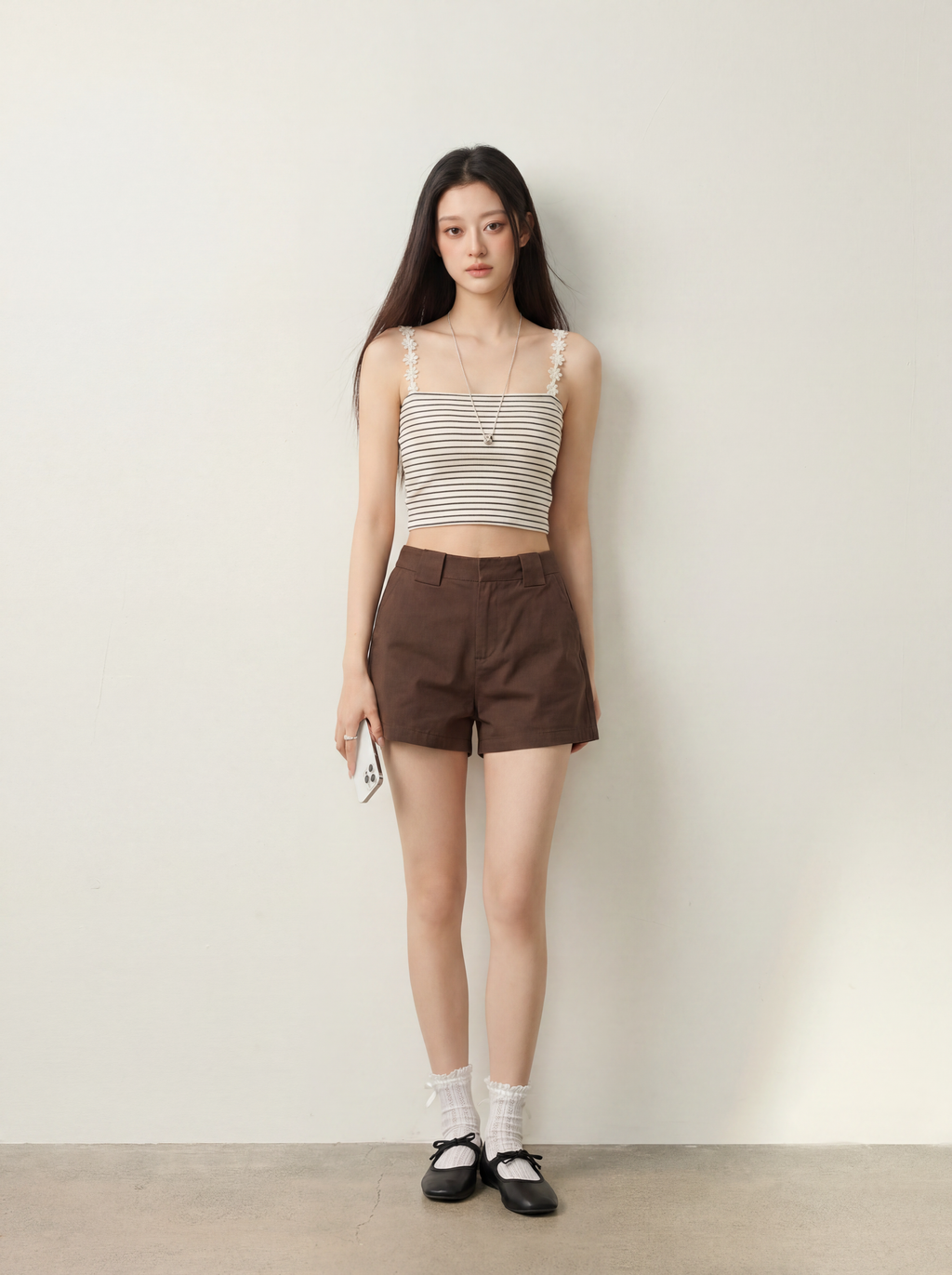 3D Flower Shoulder Bra Top