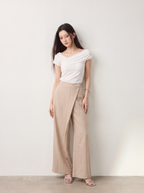 Cover Up Slit Chiffon Pants