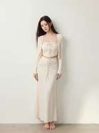Off Shoulder Cotton 3 Set