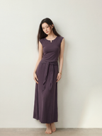 Cotton Top & Tied Skirt Set