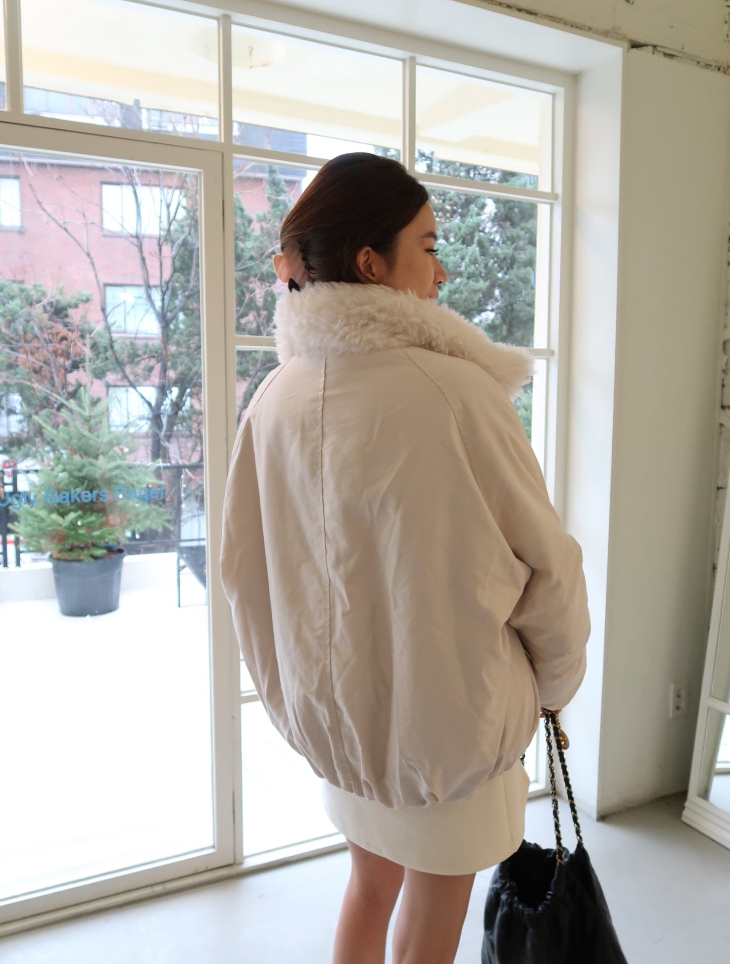 Fluffy All the way Oversized Jacket