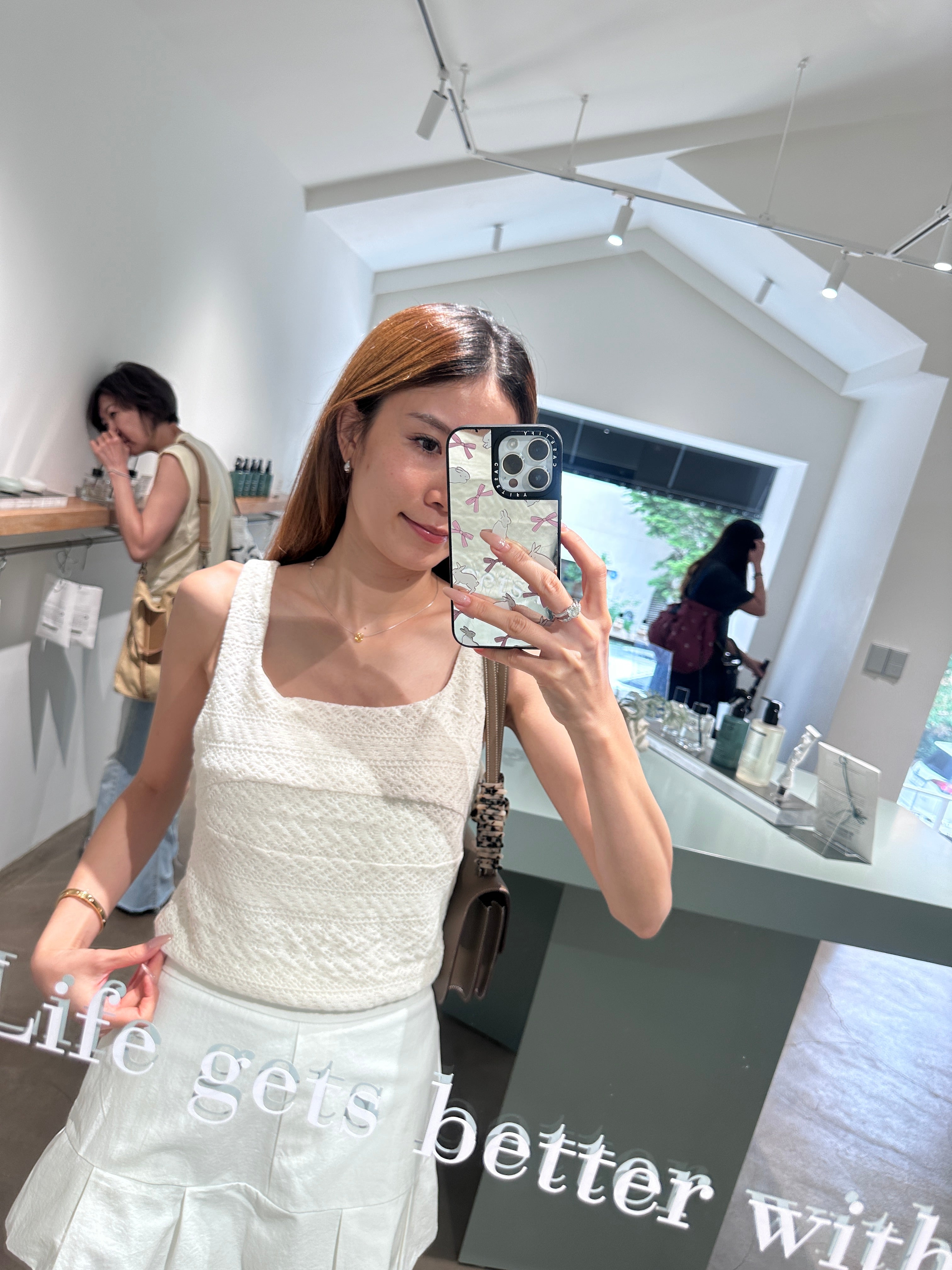 ￼Lace Zipped At Back Tank