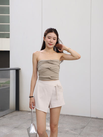 3 Knot Cotton Tube Top