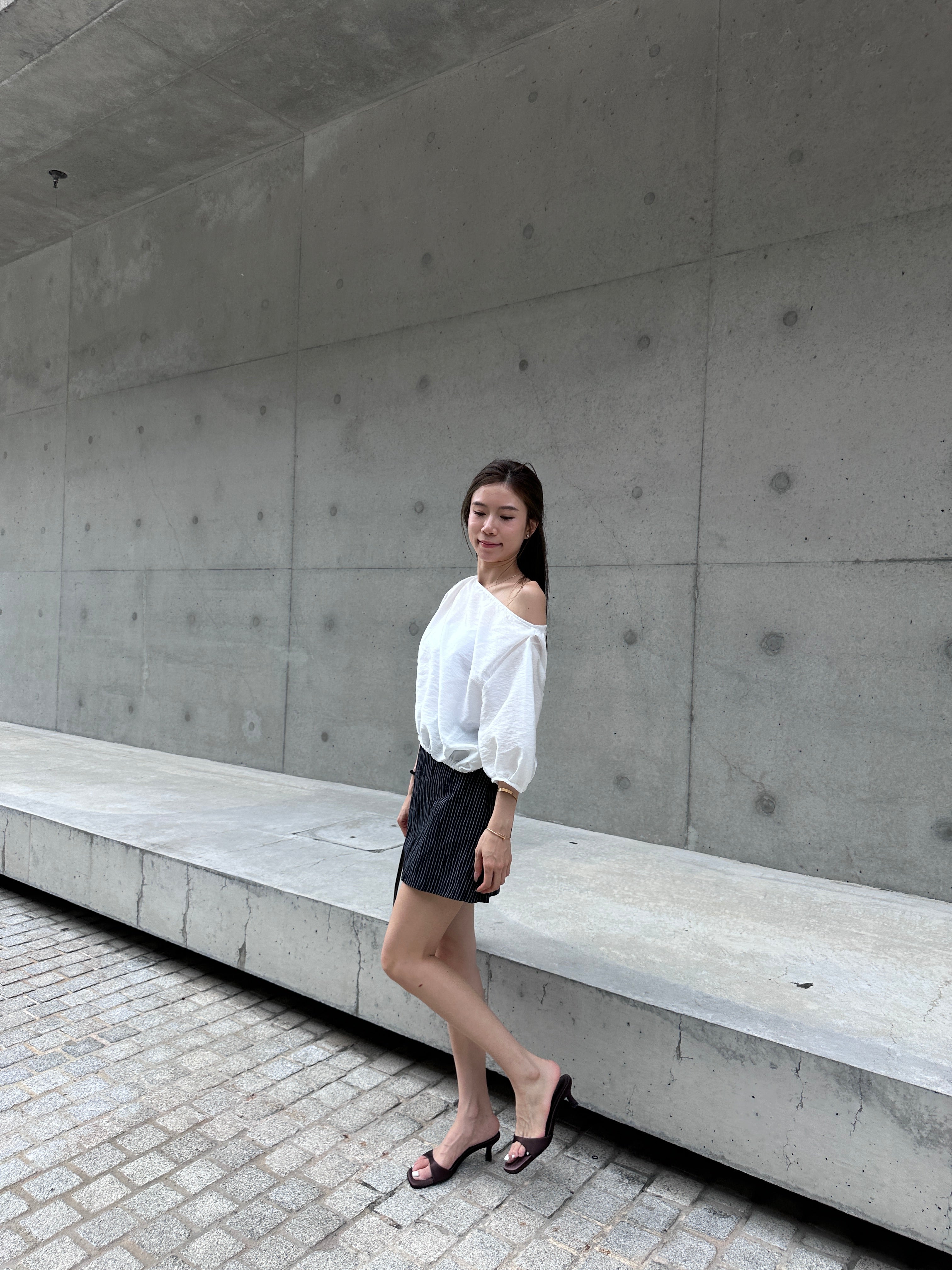 Striped Linen Skirt