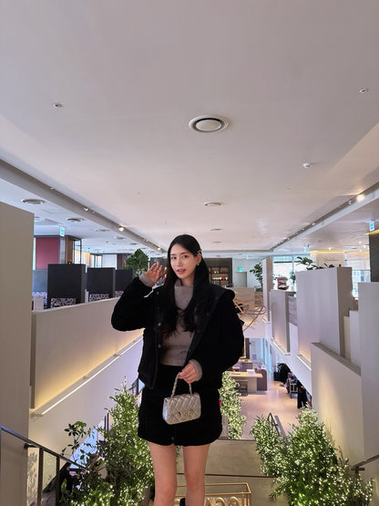 Fluffy High End Hooded Jacket