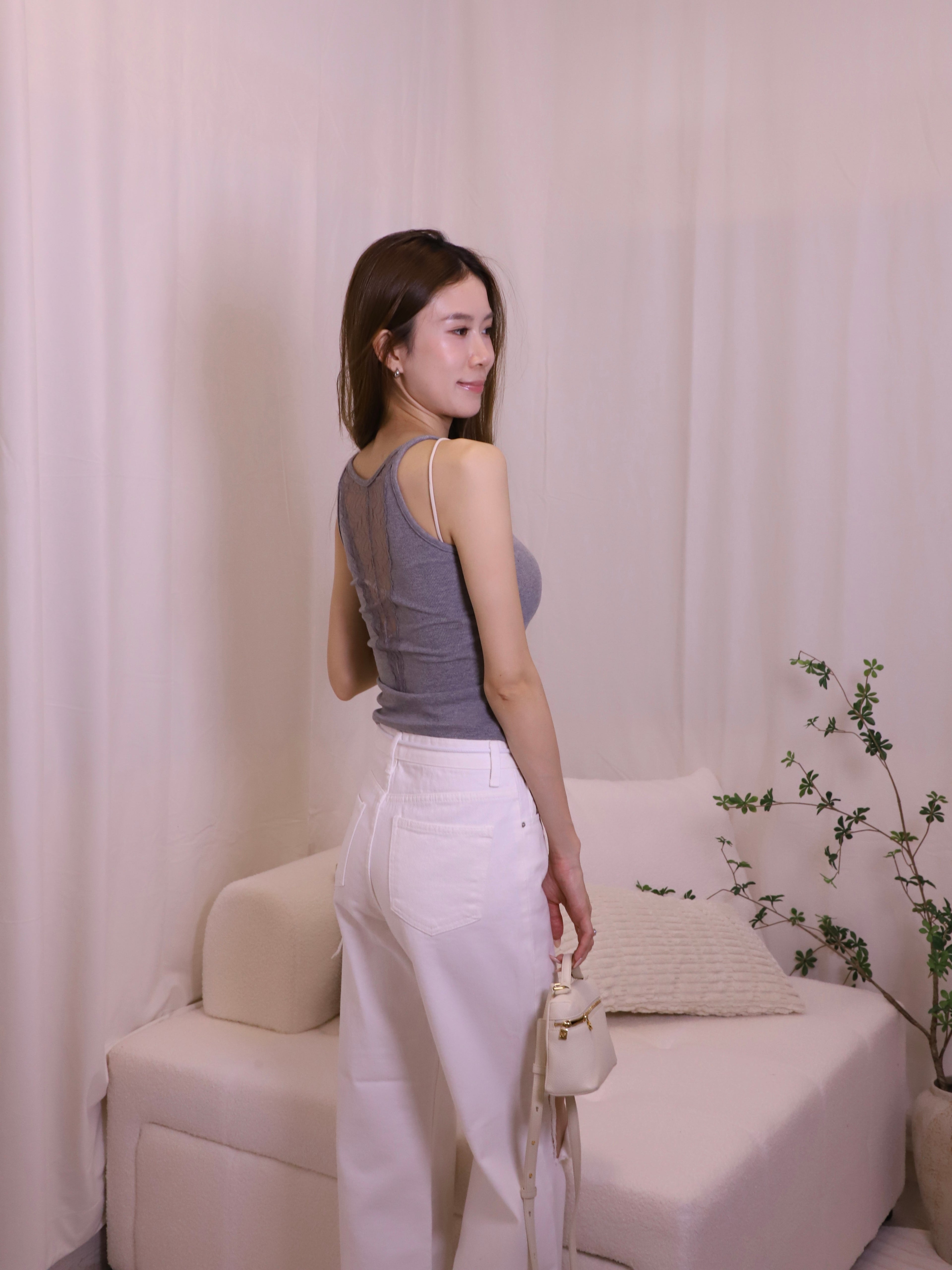 Lace Back Bra Top