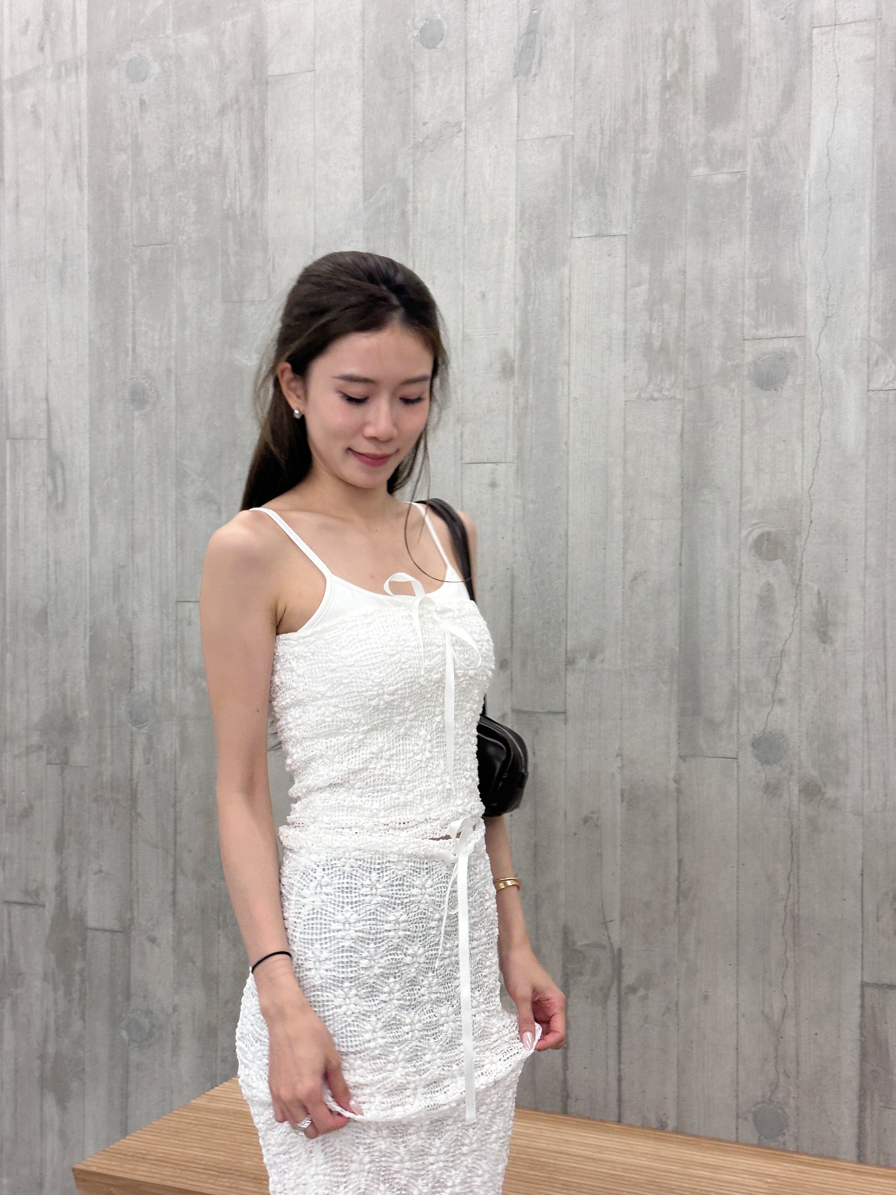 Whole Lace Top & Skirt Set