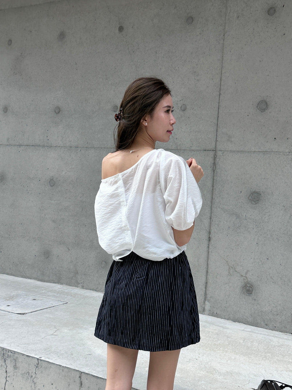 Puffy Style Cropped T Top