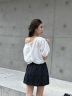 Puffy Style Cropped T Top