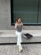 Half Lace Short T Top