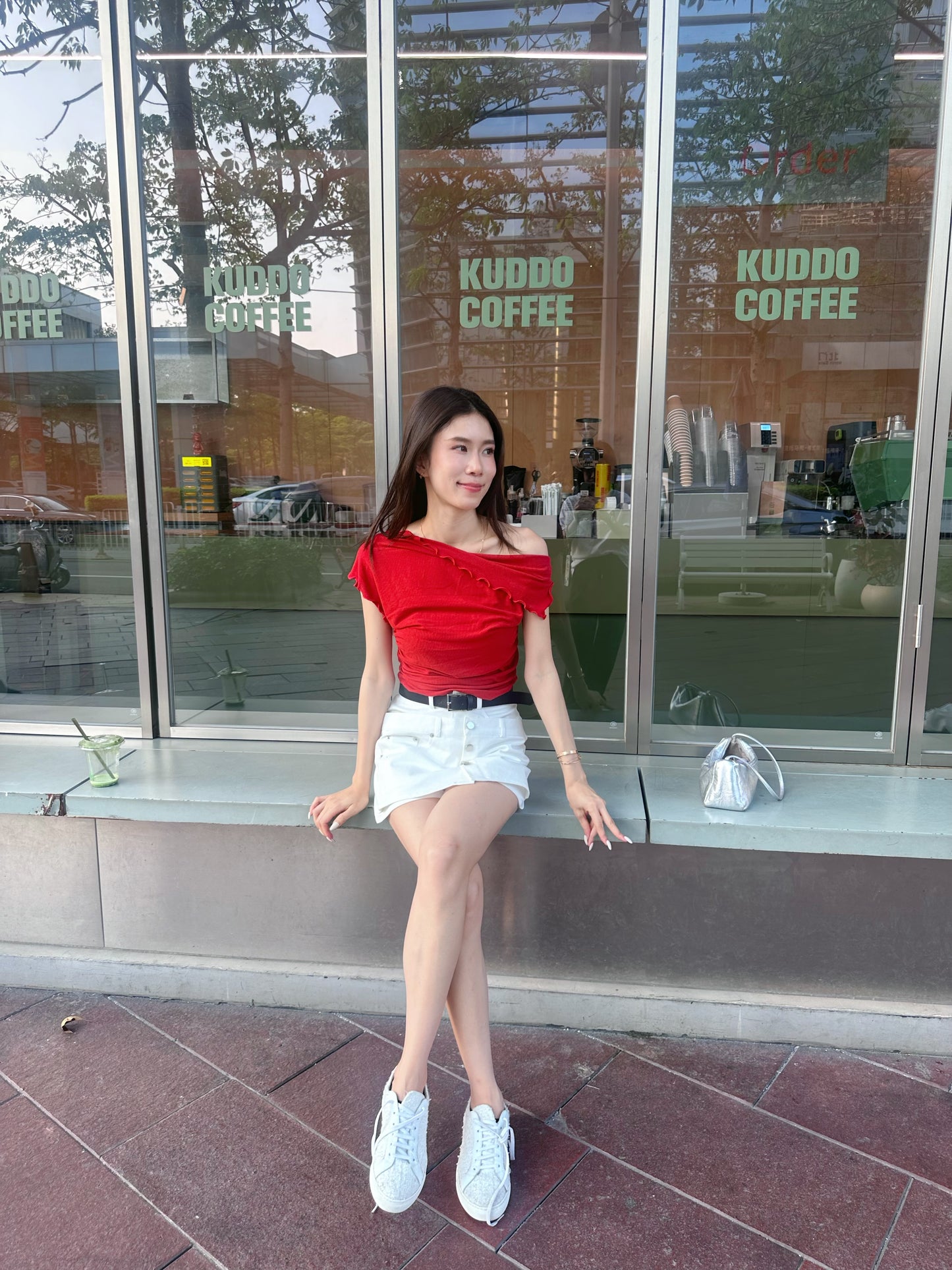 Slash Cotton T Top