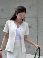 Slim Cut Chiffon Top