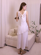 Silk & Chiffon Grand Maxi Dress