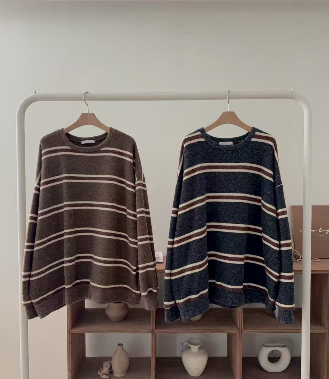Oversized Stripe Top